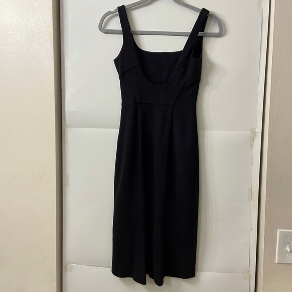 DVF Diane Von Furstenburg Bridget Black Sleeveless Bodycon Dress 0 - Picture 5 of 11